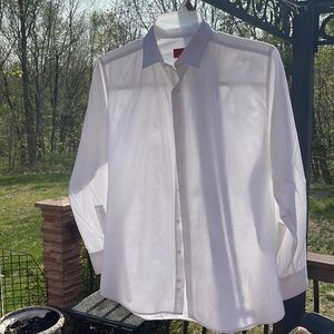 Alfani Slim Fit Stretch white dress shirt